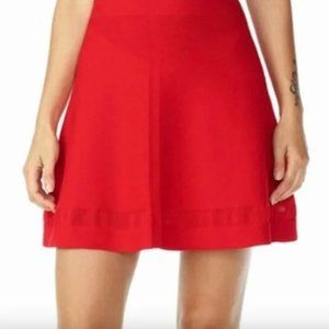 AX Armani Exchange Red Stitch Detail Mini Skirt size L